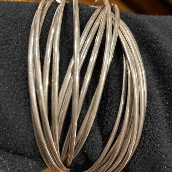 Silpada 21 Bangle Salute sterling silver bracelet set, stamped 925. - Picture 10 of 16